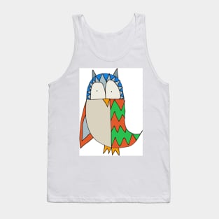 Folk style bird Tank Top